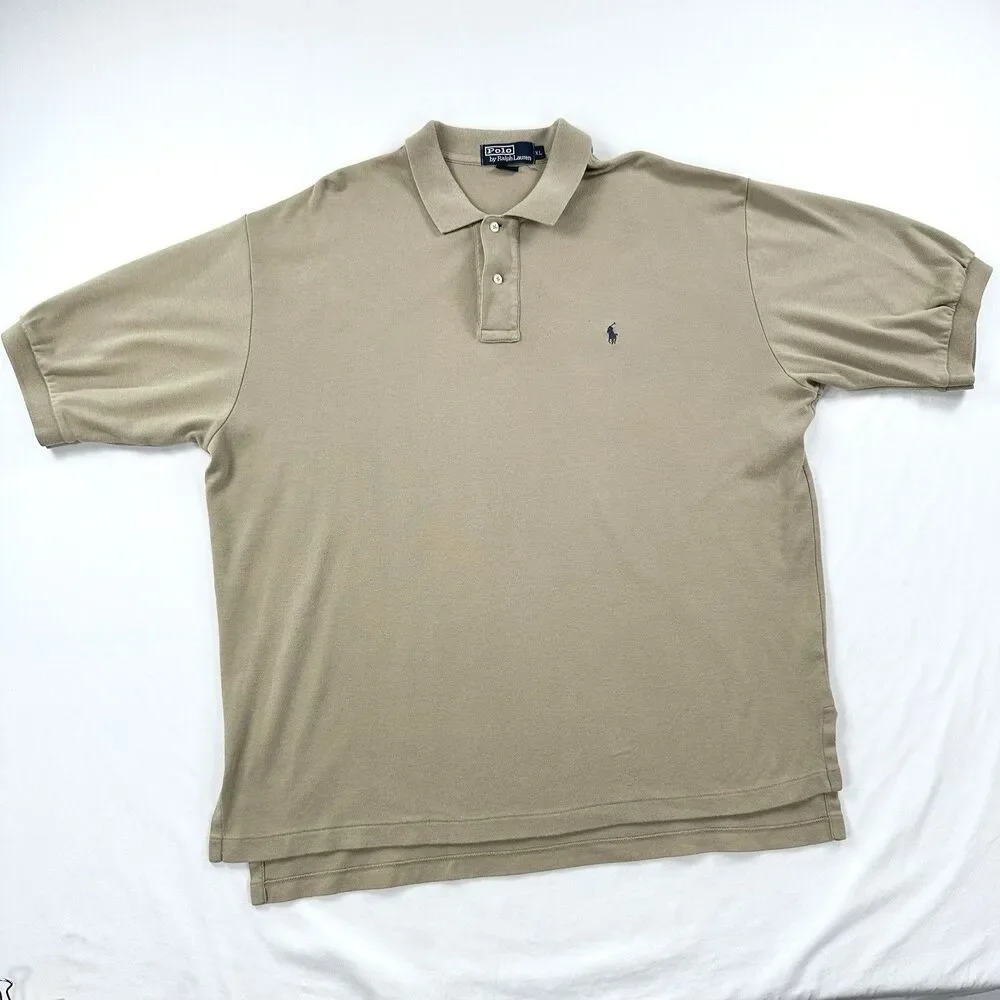 Polo Ralph Lauren Polo Shirt Mens XL Short Sleeve Cotton Preppy Lot of 2